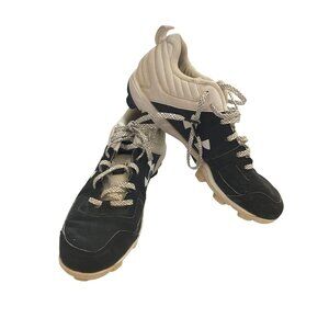 Under Armour 3022071 Mens Size 10 Black White leadoff baseball Cleats  shoes